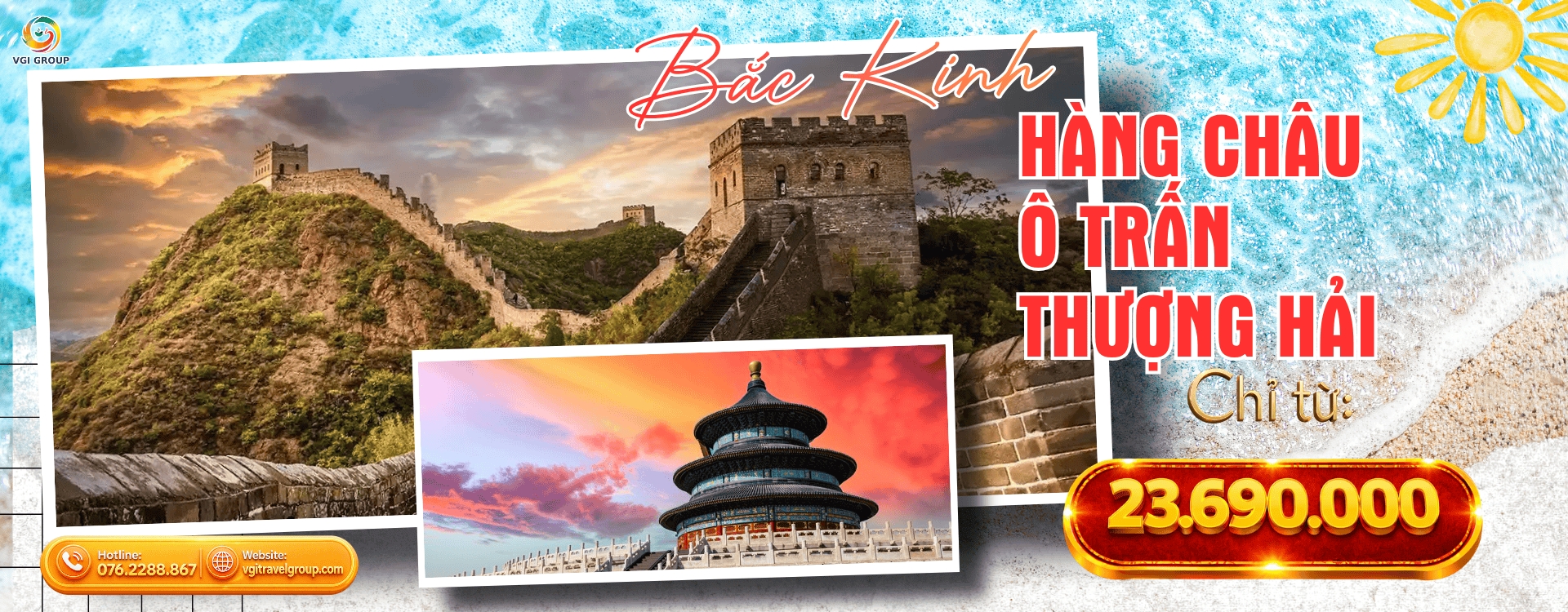 BẮC KINH – HÀNG CHÂU – Ô TRẤN – THƯỢNG HẢI 