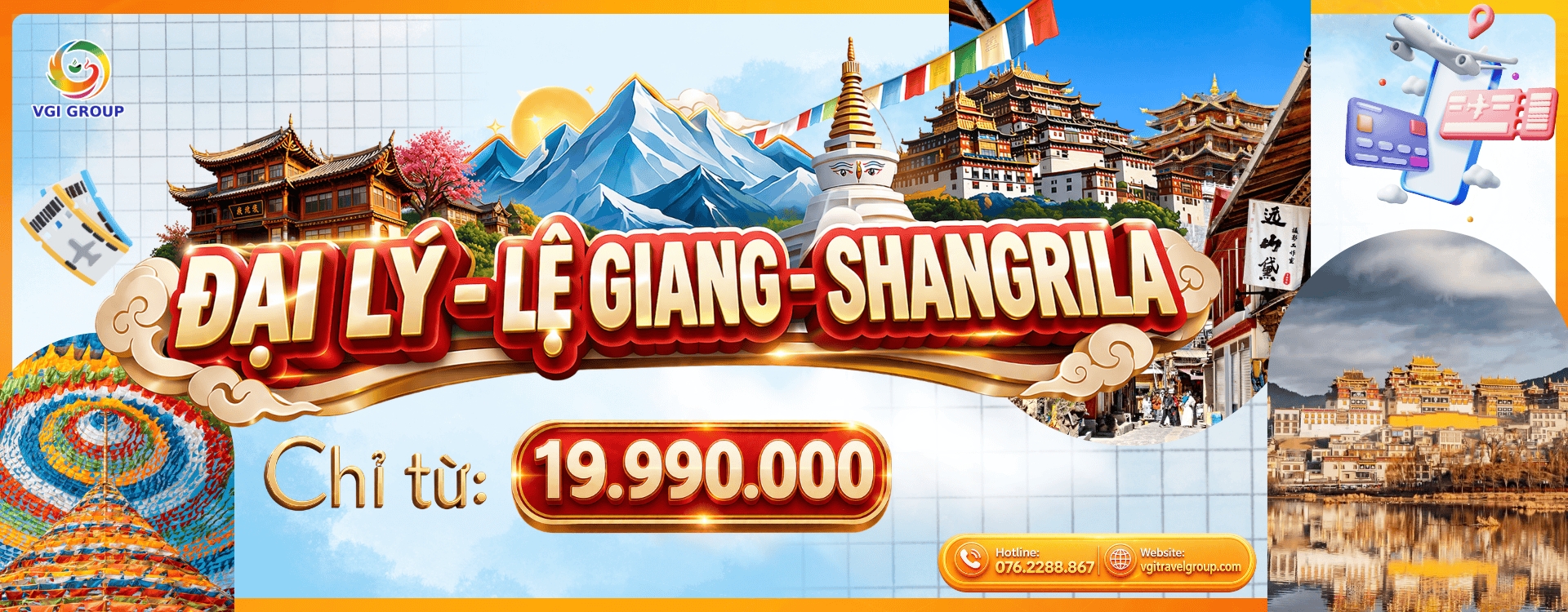 ĐẠI LÝ - LỆ GIANG - SHANGRILA