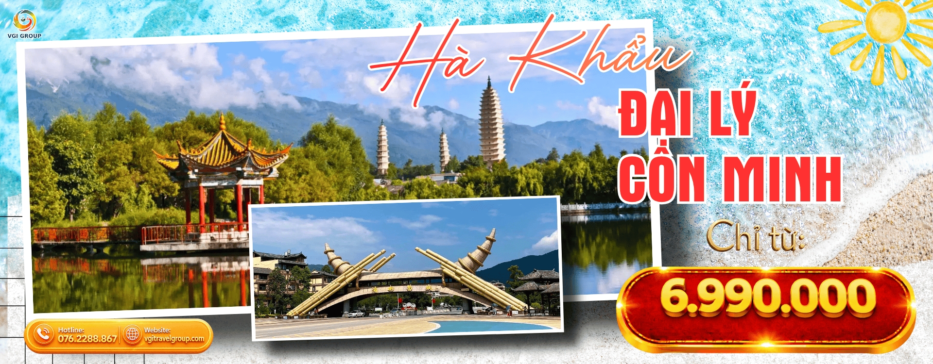 HÀ KHẨU - ĐẠI LÝ - CÔN MINH