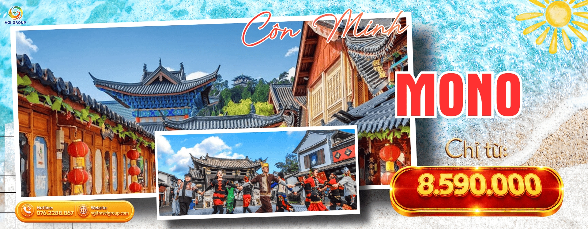 HÀ NỘI – CÔN MINH MONO 