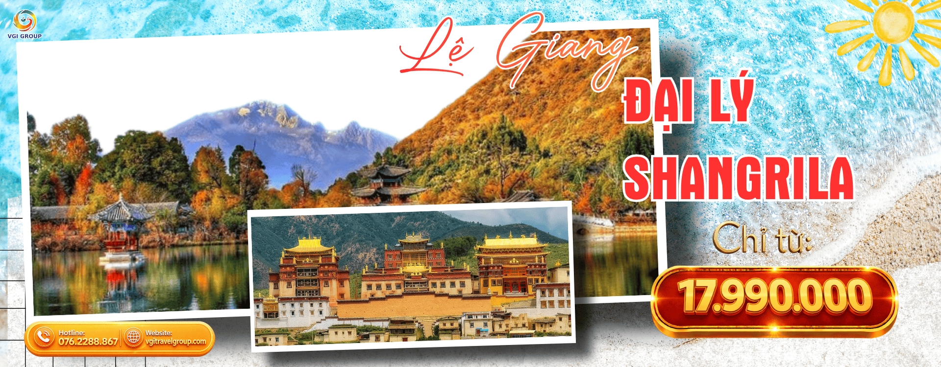 HÀ NỘI - LỆ GIANG - ĐẠI LÝ - SHANGRILA BAY BAMBOO