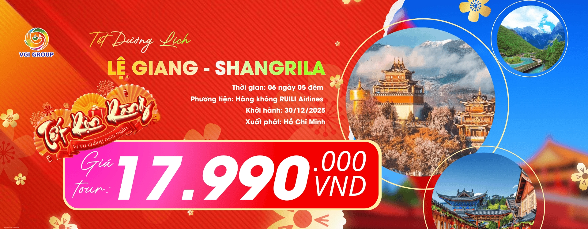 LỊCH KHỞI HÀNH TẾT DƯƠNG LỊCH 2026