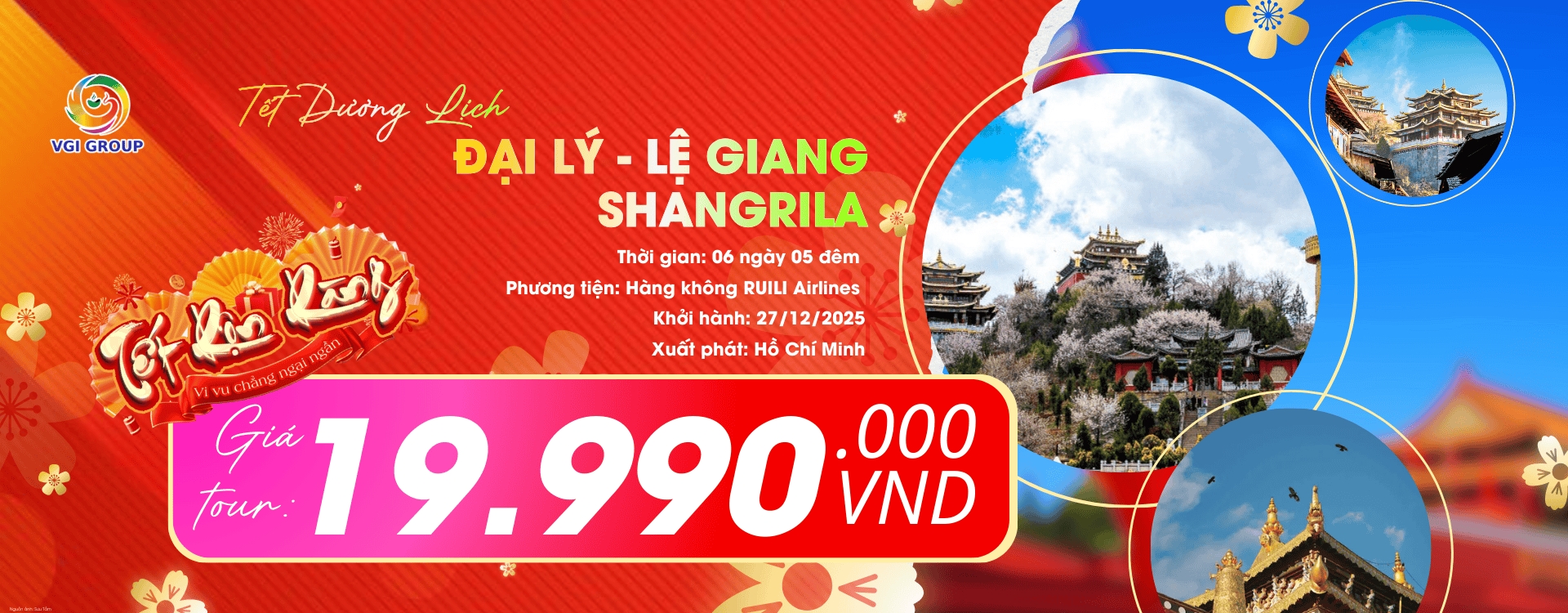 LỊCH KHỞI HÀNH TẾT DƯƠNG LỊCH 2026