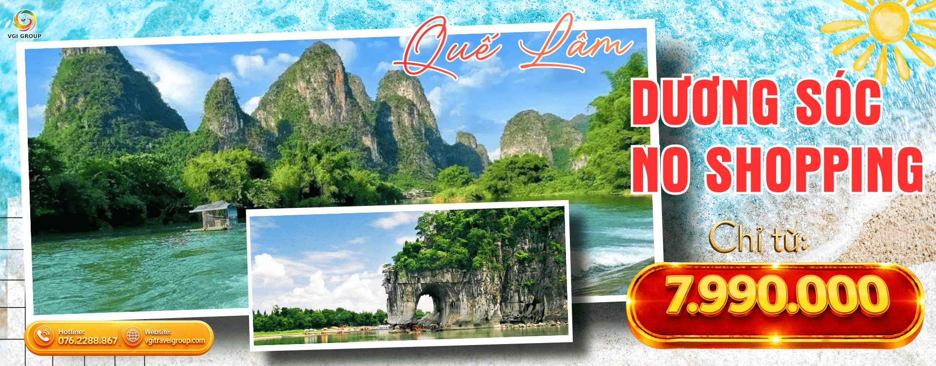 Quế Lâm - Dương Sóc ( NO SHOPPING) 