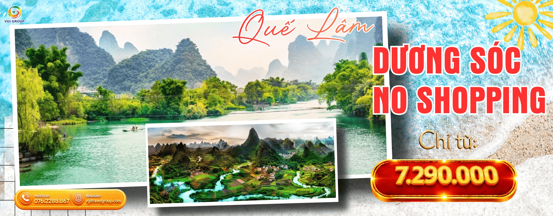 Quế Lâm - Dương Sóc ( NO SHOPPING) 