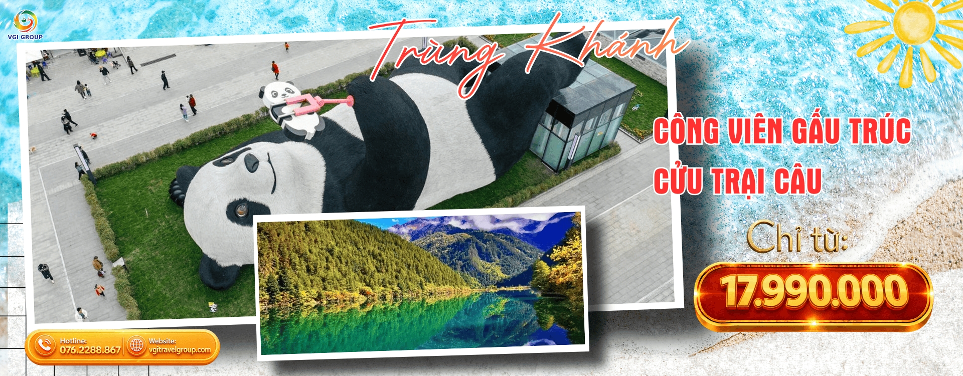 TRÙNG KHÁNH – CÔNG VIÊN GẤU TRÚC - CỬU TRẠI CÂU