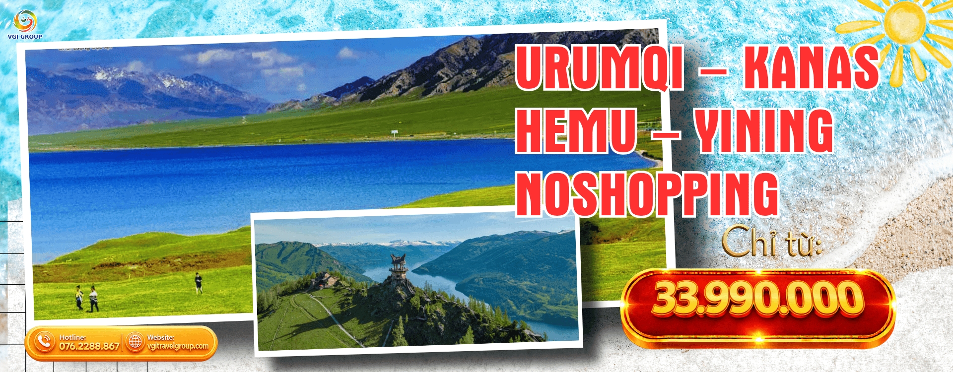 URUMQI – KANAS – HEMU – YINING NOSHOPPING
