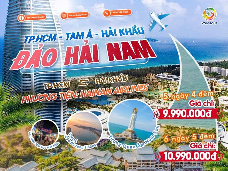 ĐẢO HẢI NAM - TAM Á