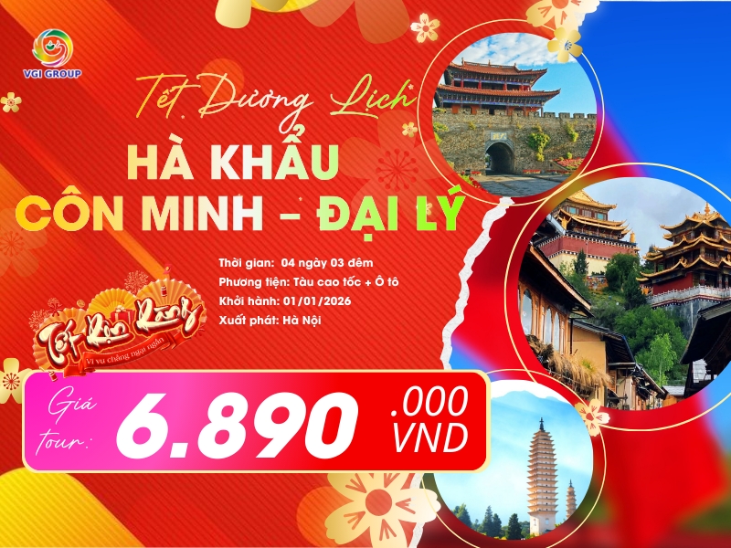 HÀ KHẨU - CÔN MINH – ĐẠI LÝ 